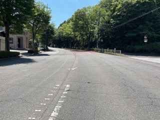 東側前面道路