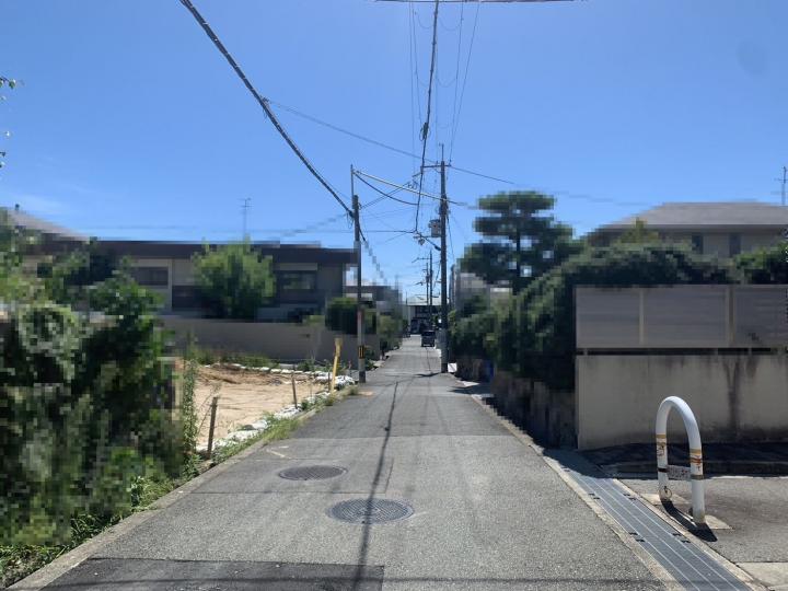 ■前面道路南方面を撮影