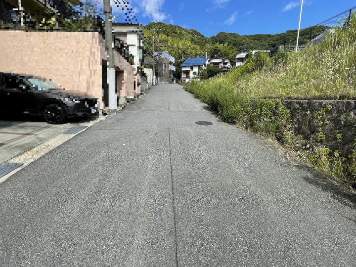 前面道路です。