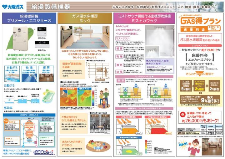 大阪ガス製　エコジョーズ