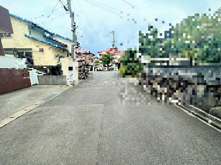 前面道路です。