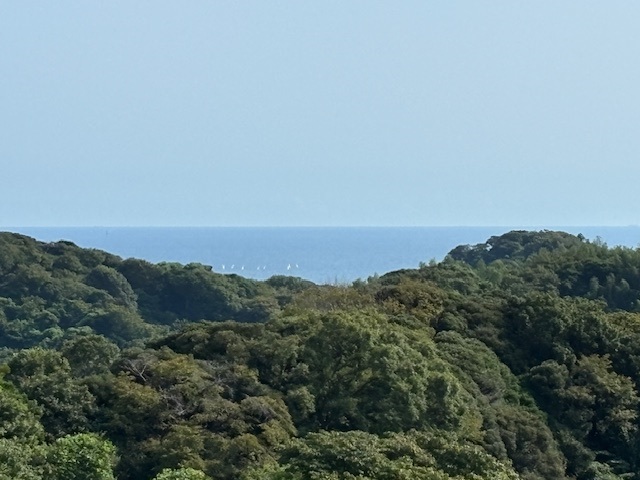 ２階からの眺望（海が見えま）天候による