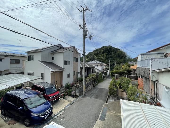 土地の上からの眺望です。