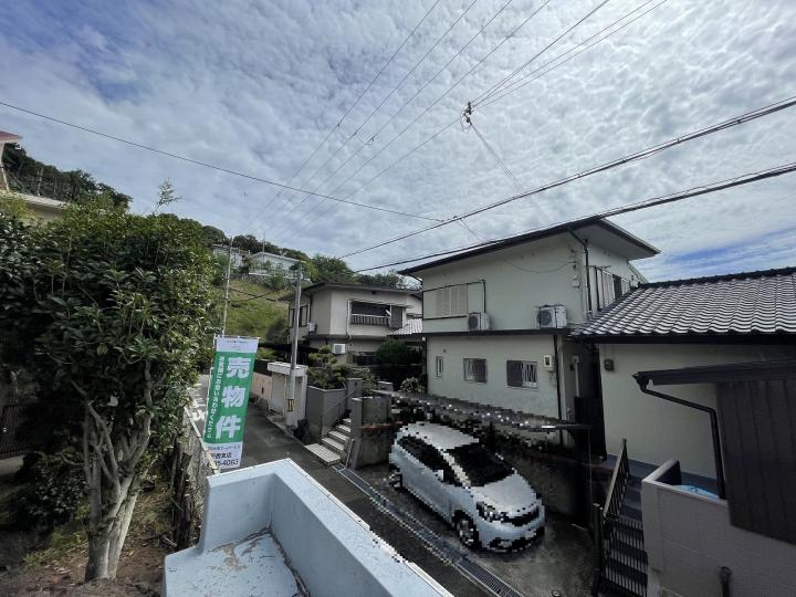 土地の上からの眺望です。