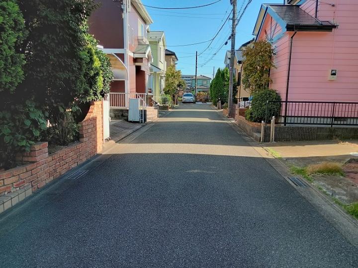 現地と前面道路