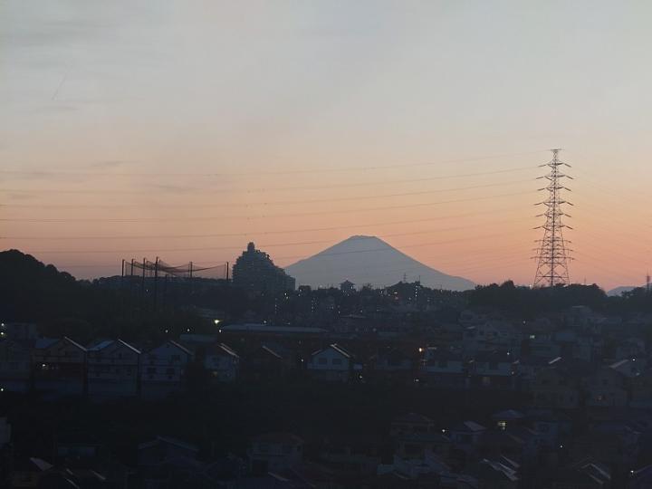 夕方の眺望です　2024年5月撮影