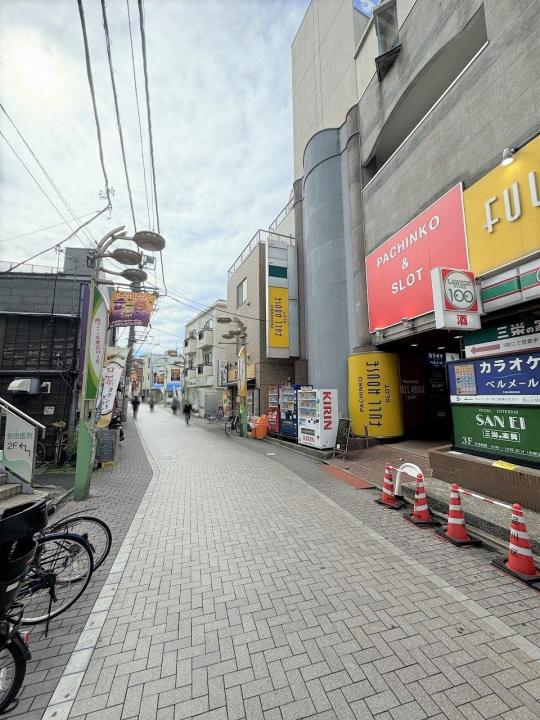 戸越公園駅からお住まいまで商店街を通りながら信号のないアクセス