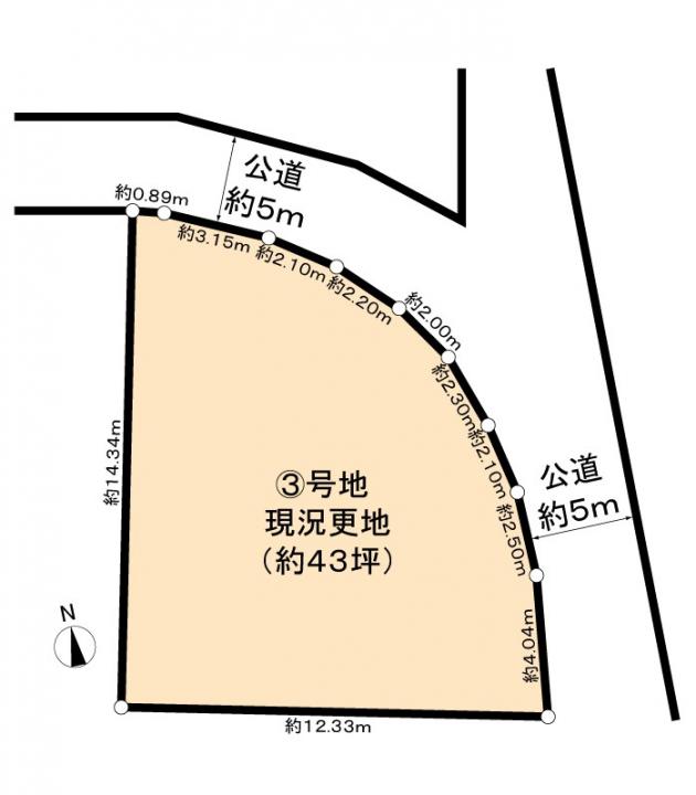 ３号地は建築条件なし２８８０万円で販売中