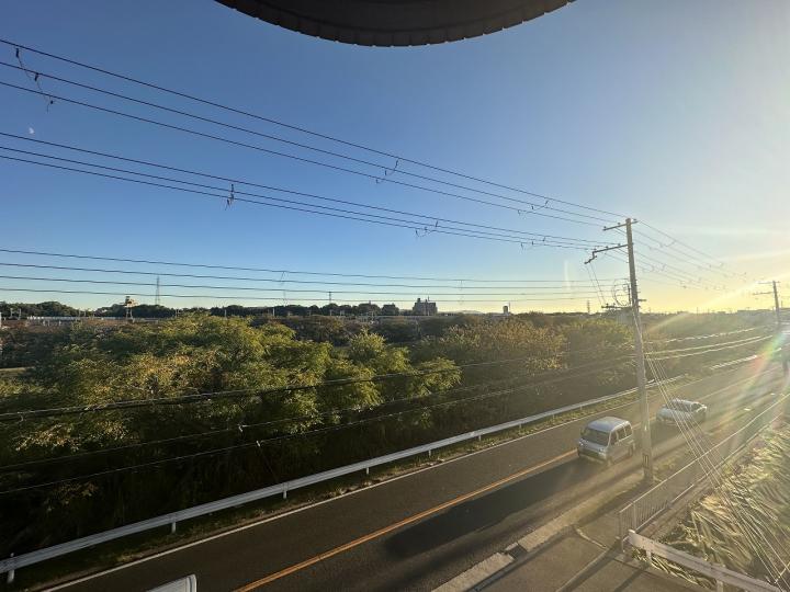 バルコニーからの眺望です。