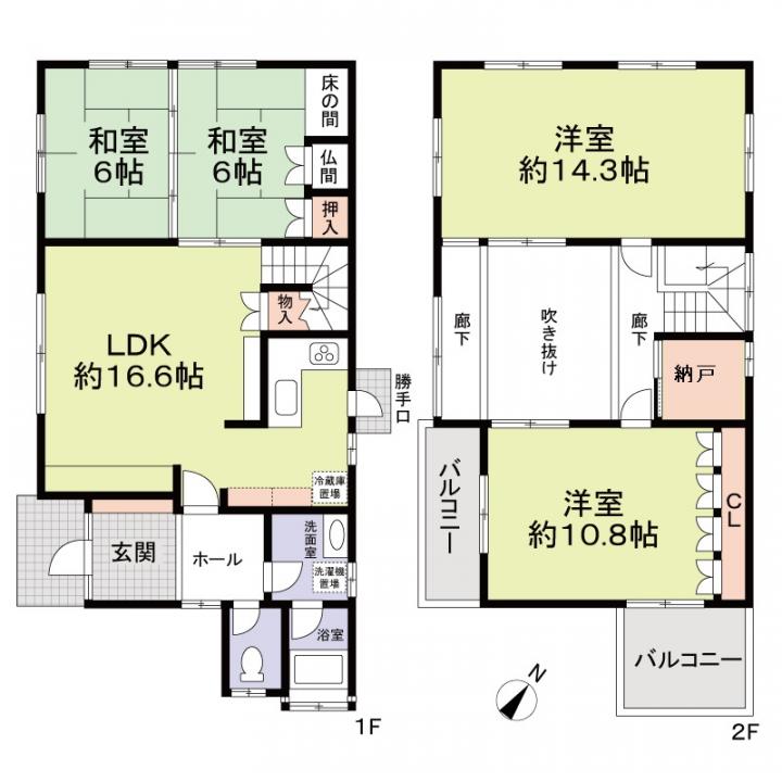 1994年6月築　４ＳＬＤＫ　木造　128.77平米　建物としても検討可能です。