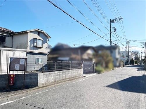 現地前道路