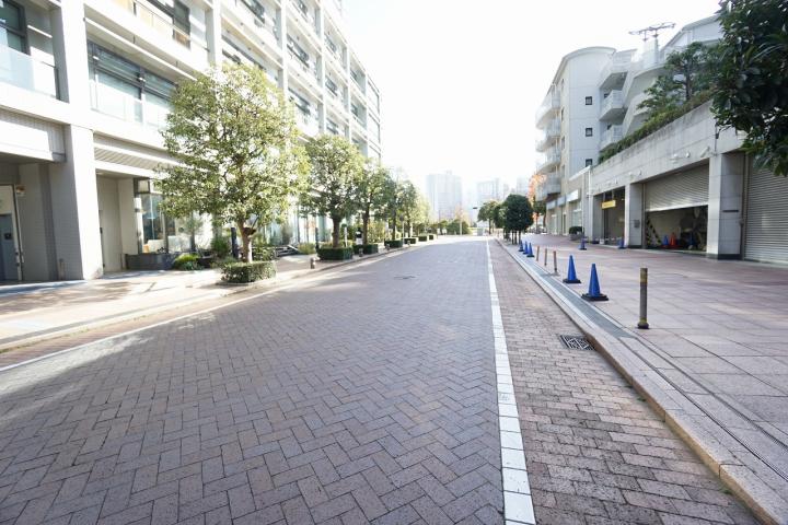 整備された道路