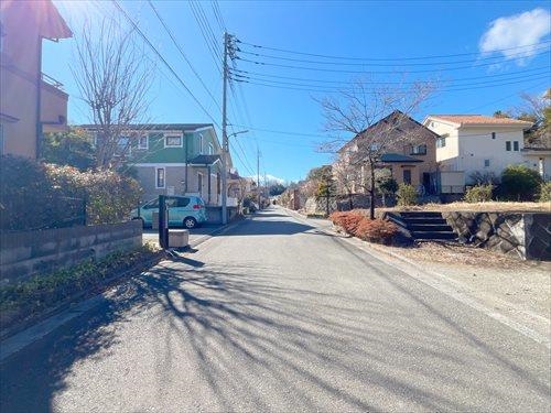 現地含む前面道路（２０２５年２月撮影）
