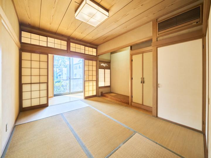 和室６帖×２部屋　来客用スペースとして利用可能