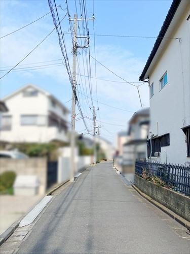 現地前道路