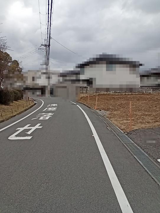 前面道路です。