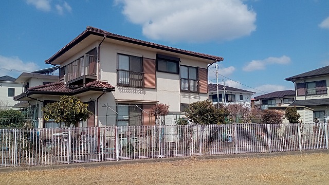 南東側からの現地（陽当り）