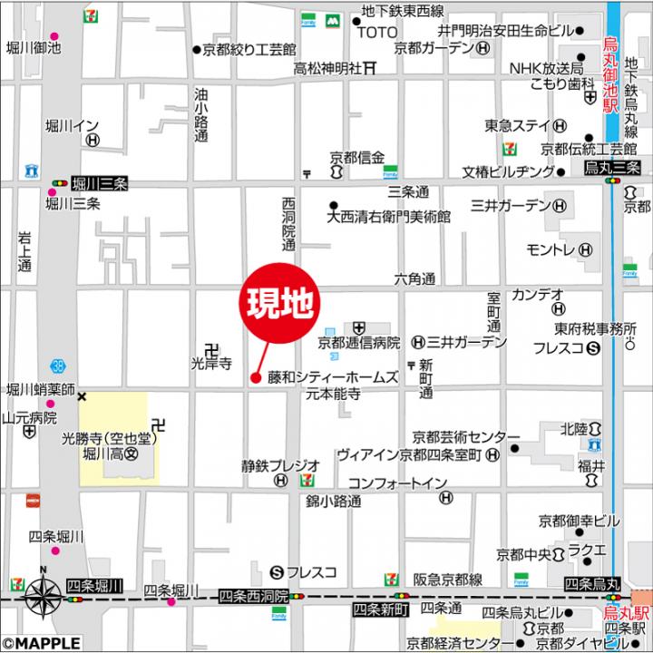 現地地図