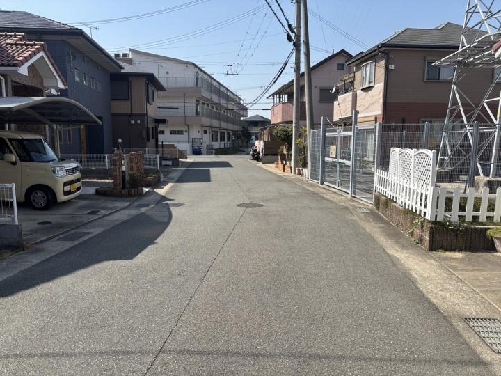 前面道路の写真です。