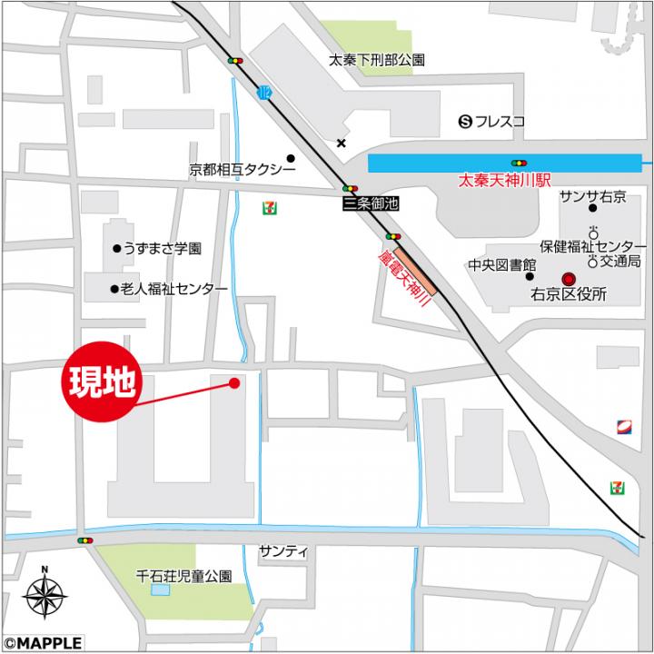 現地案内図