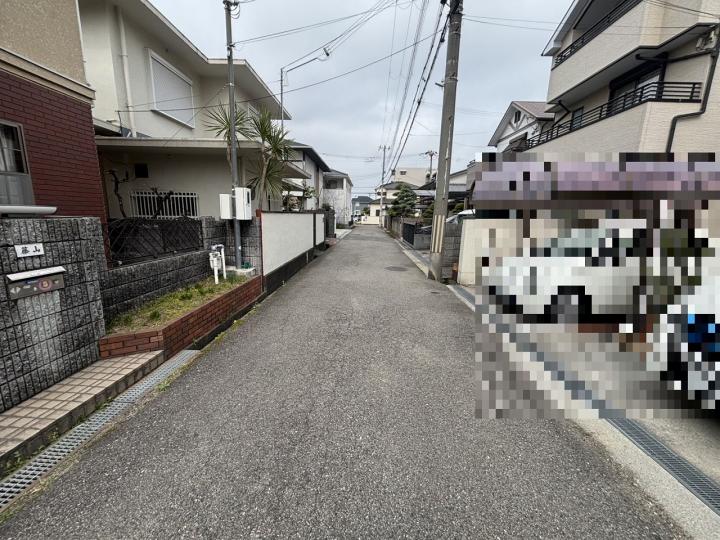 前面道路です。