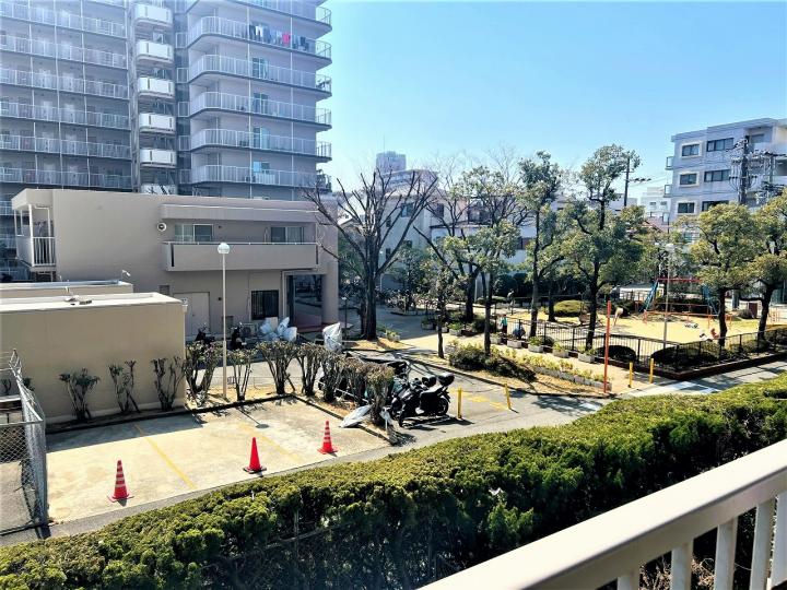 南向きバルコニー