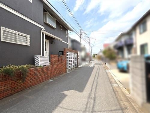 前面道路（２０２５年３月撮影）