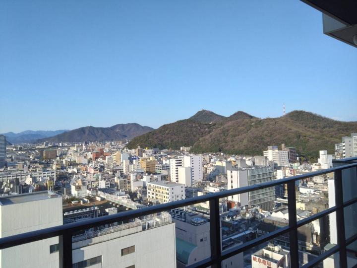 バルコニーからの景色