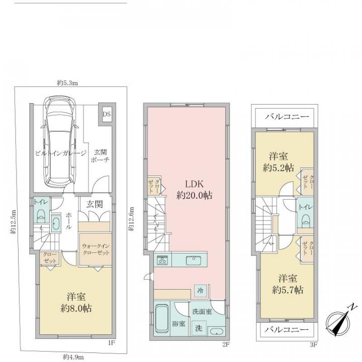 プラン例：建物価格2673万円、建物面積94.11m2※給排水管工事・地盤改良工事・外構工事費用別途