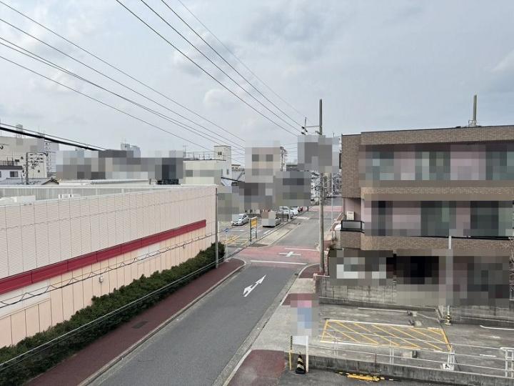 ２階バルコニーからの眺望