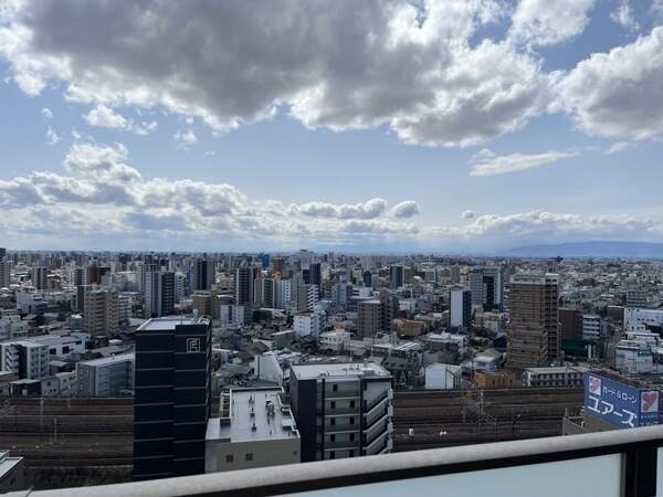 バルコニーから撮影