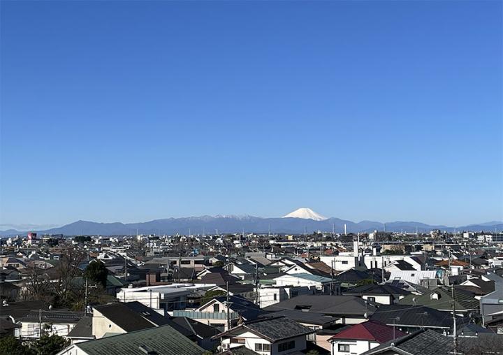 天候により富士山も見えます