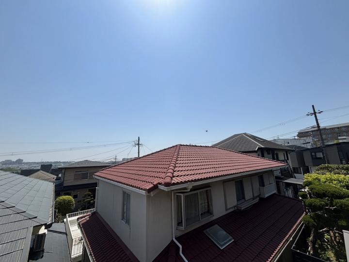バルコニーからの眺望です。