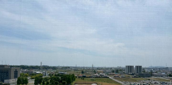 バルコニーからの眺望です。