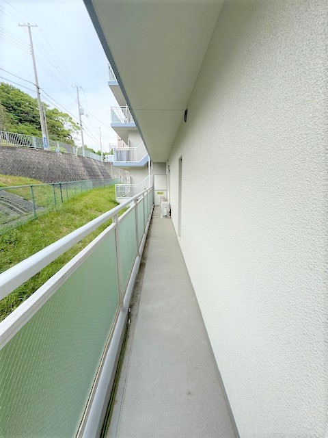 西側バルコニー