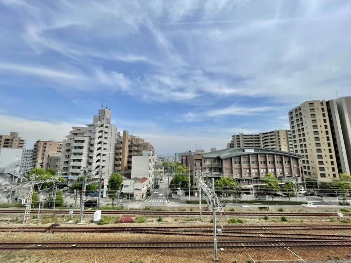 ■南東向きバルコニーからの眺望■窓は二重サッシです