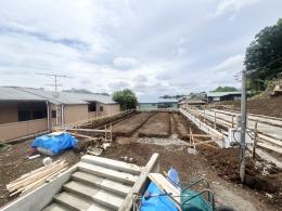 横浜市保土ヶ谷区霞台新築アパート１号棟の外観