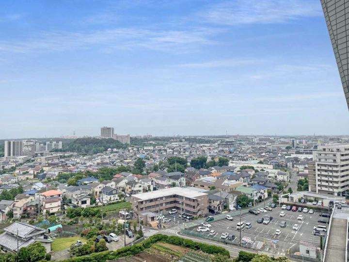 眺望：バルコニーから（南東側）