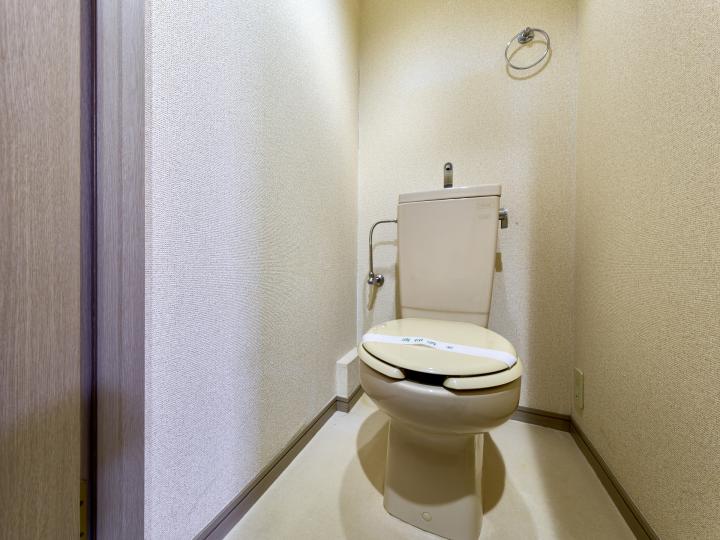 玄関横にトイレがございます