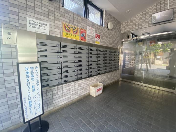 管理の行き届いたエントランス