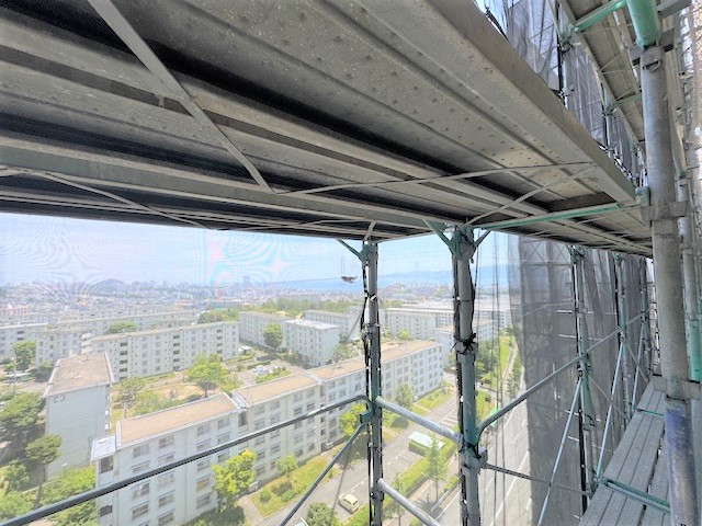 バルコニーよりの眺望