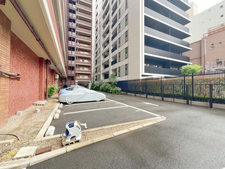 駐車場(2025年6月23日撮影)~福島区福島3丁目インペリアル堂島|表面利回り約3.9%~