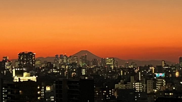 富士山眺望(夕方)