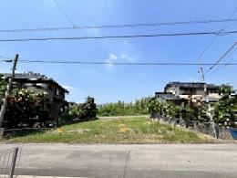 尾張旭市上の山町間口土地の外観