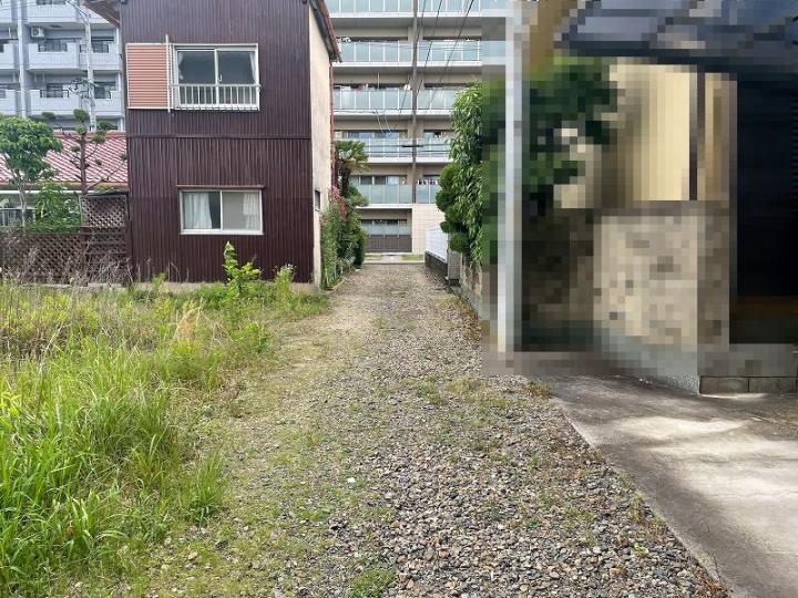 私道部分　再建築不可