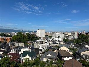 バルコニーからの眺望(南西側)