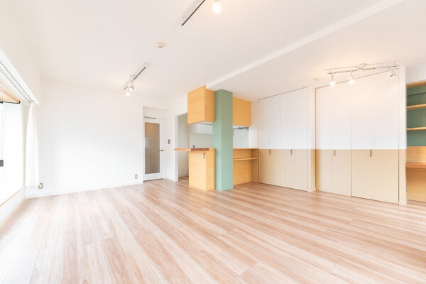 LDには2つの収納が備わっているので、掃除用品や生活用品などを整理・収納することができます。