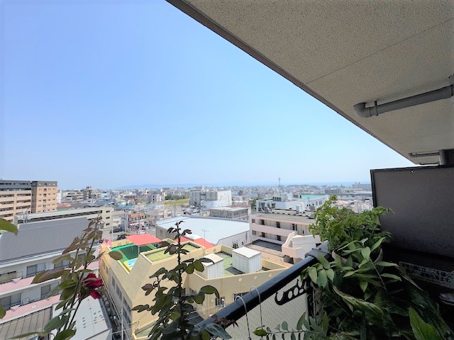 バルコニーよりの眺望