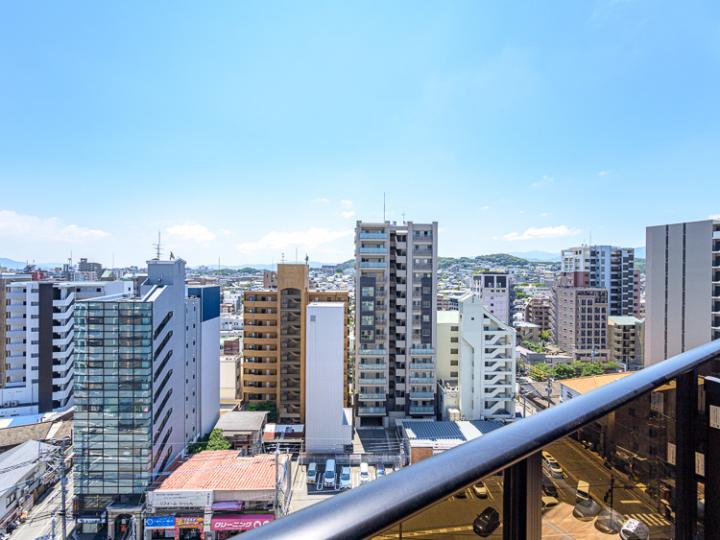 南東向きバルコニー