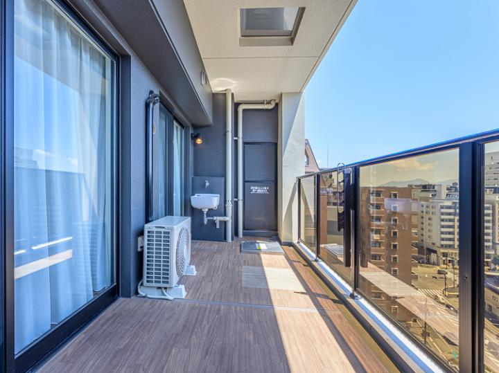 バルコニー面積11.11平米